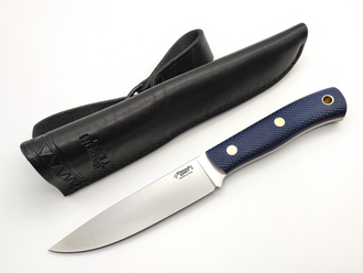 Нож TKK 2,5 мм сталь N690 синяя микарта