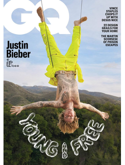 GQ USA Magazine May 2021 Justin Bieber Cover Мужские иностранные журналы в Москве, Intpressshop
