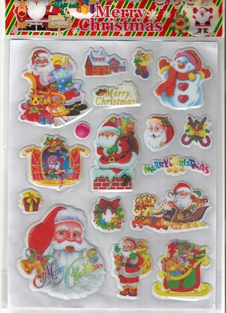 С-020	&quot;Merry Christmas &quot; 3D