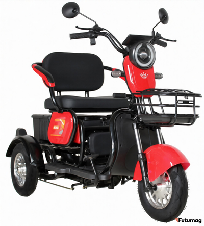Электроскутер IKINGI SIBTRIKE 1000W 60V25Ah красный