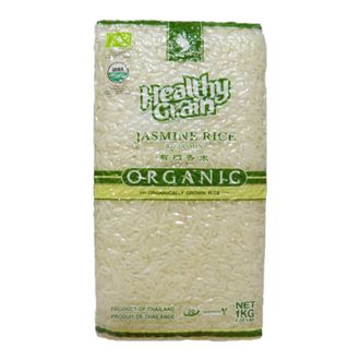 Органический тайский белый жасмин рис, 1кг (SAWAT-D)