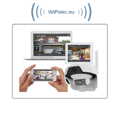 FreeCam, Всепогодная автономная беспроводная (WiFI) IP видеокамера на аккумуляторе с DVR на солнечной батарее, HD (Clever Dog)