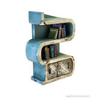 Book case with books (PAINTED)