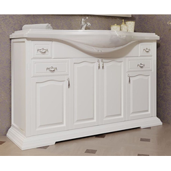 Тумба с раковиной Opadiris Риспекто 120 белый матовый