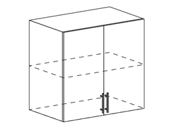 ШВ 800 Шкаф настенный 2-дверный