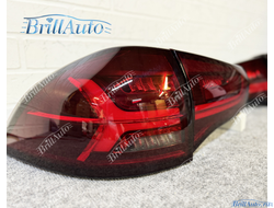 Задние фонари Mitsubishi Pajero Sport 08-16 красныe