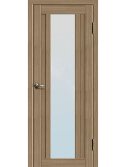 Дверь межкомнатная Экошпон Сибирь профиль Модель 205 Тиковое дерево
