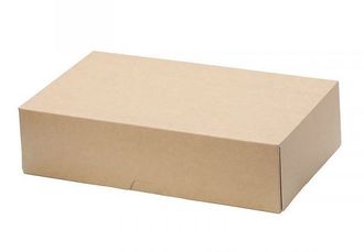 Коробка для печенья/зефира/пирогов/конфет крафт, 230*140*60мм