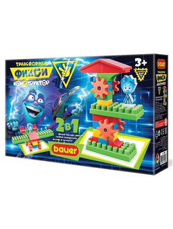 Детский развивающий конструктор Bauer Игровой Набор Фиксики "Трансформер 2 в 1"