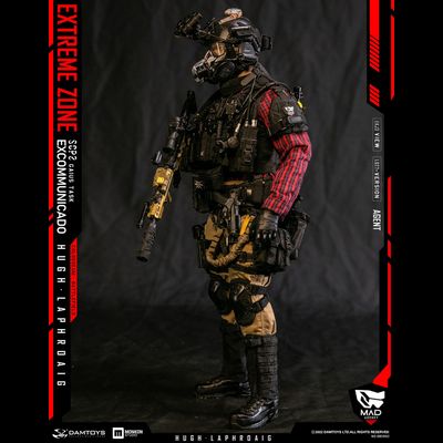 Агент Хью Лафройг (SCP Overlord) - КОЛЛЕКЦИОННАЯ ФИГУРКА 1/6 EXTREME ZONE Agent HUGH LAPHROAIG (EBS002) - DAMTOYS