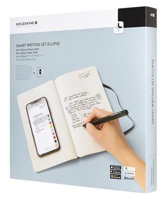 Набор Smart Writing Moleskine (блокнот Paper Tablet, ручка SMART PEN+ Ellipse)