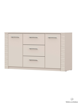 Калипсо комод 3 ящика двухстворчатый Меланж