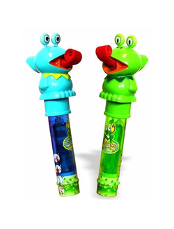 Кидсмания Ribbit Pop Лягушка Леденец + Свисток 11 гр (12 шт)