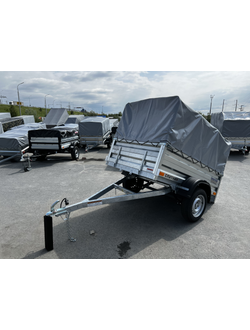Прицеп «Спутник PRO» (1900x1200x480) увеличенный борт, оцинкованная рама, с силовым подрамником