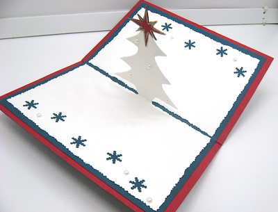 Рождественская открытка "Ангел над городом"