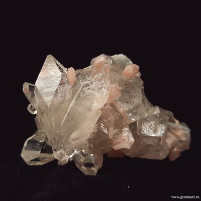 Апофиллит и стильбит. 57*55*35мм (ААА)