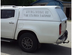 Кунг N-commerce для Mercedes X-class в белом цвете без остекления, заводская покраска!