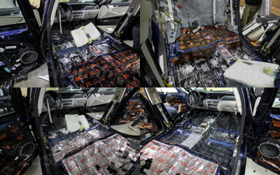 Шумоизоляция Genesis G80 / Генезиз Джи80