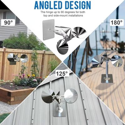 Отпугиватель для птиц зеркальный ветряной с двумя видами креплений