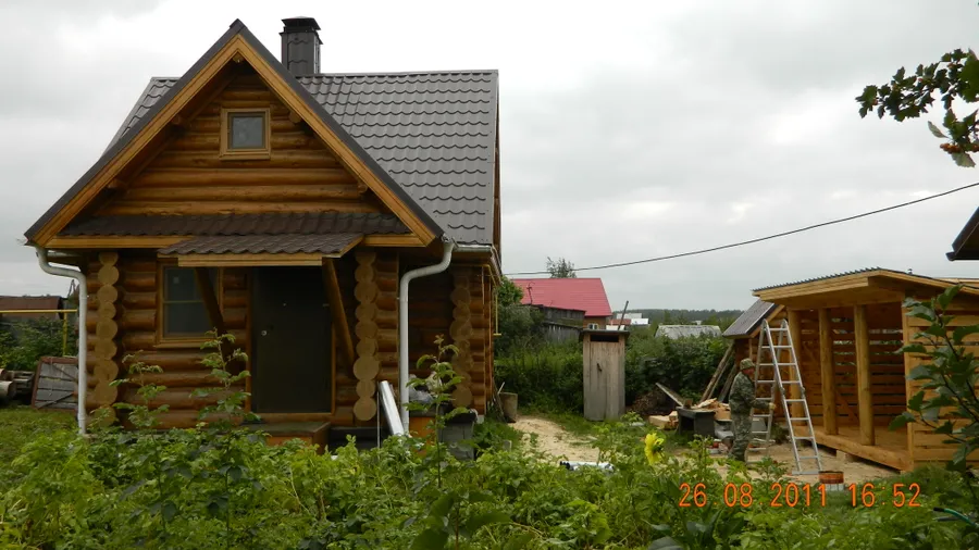 Баня 6*8 Красный