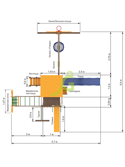 Детская площадка IgraGrad Спорт 4