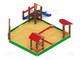 Песочный дворик с горкой (Ракушки) - ИО 6.01.05-01