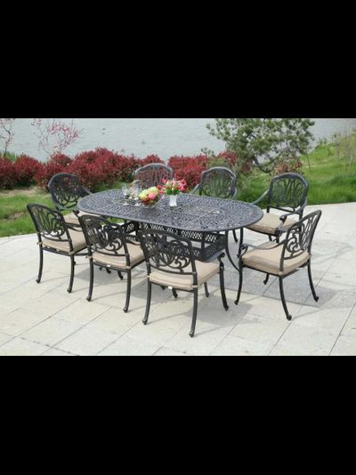 Комплект литой мебели из алюминия Alexander VIII