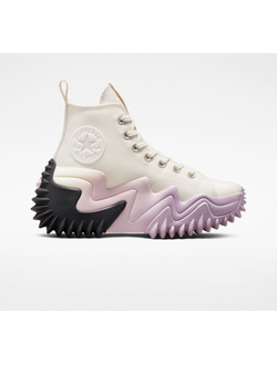 Кеды Converse Run Star Motion Hi platform canvas sneakers белые высокие 172891C