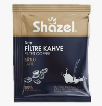 SHAZEL Дрип кофе латте 100% Арабика, 8 гр.