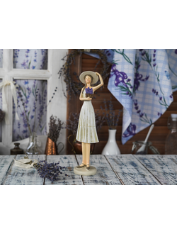 СТАТУЭТКА "ЛАВАНДОВАЯ ВЕСНА 3" 7,5*7*26,5 СМ