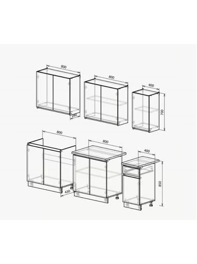 Стиль кухня 2.0 кухонный гарнитур Графит