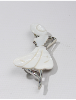 Брошь-кулон "Мадам"