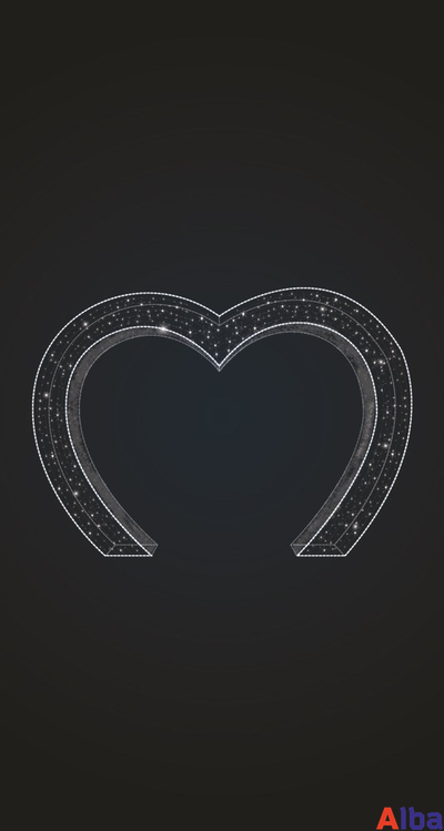 Светодиодная арка Сердце