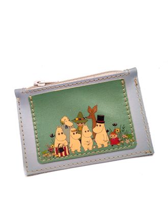 Кошелёк мини "Муми и Ко на голубом фоне"