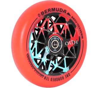 Продажа колес OATH BERMUDA (BLACK/TEAL/RED) для трюковых самокатов в Иркутске