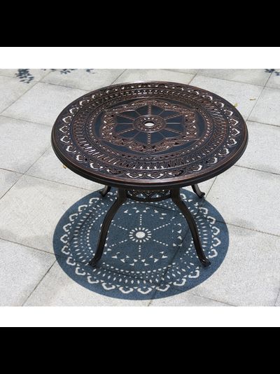 Стол садовый из литого алюминия Vienna 120