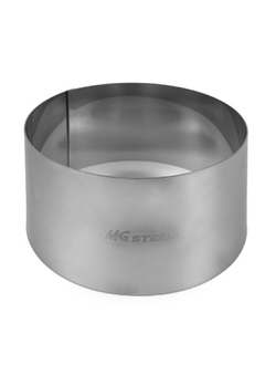 Форма кондитерская "Круг" d=9 см. h=6 см., нержавеющая сталь