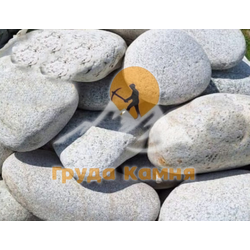 Валун гранитный белый, фракция 300-500 мм