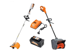 Мотокоса VILLARTEC CA 40R + Снегоуборщик VILLARTEC WA 4030 SET: АКБ + ЗУ
