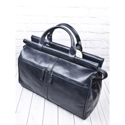 Кожаный саквояж Veano Premium blue (арт. 4004-54)