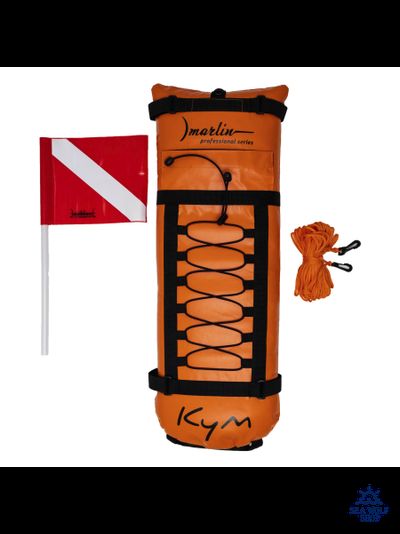 Буй плотик двойной Marlin Kum ПВХ 600DEN orange