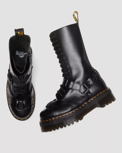 Dr Martens 1914 1914 Harness Leather Tall Lace Up Platform