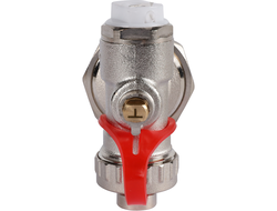 Регулируемый концевой фитинг ROMMER с дренажным вентилем, ручной воздухоотводчик 1"