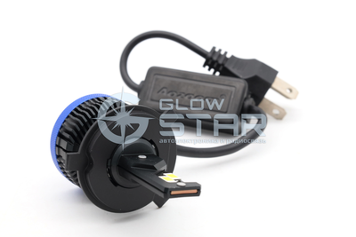 Светодиодные лампы H4 Aozoom P5 с радиатором, 12V, 35W, 6000K, чип Korea WT35