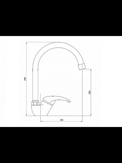 Смеситель для кухни UM2303