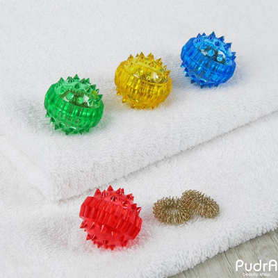 Набор массажеров "Су джок", 2 кольца, цвет микс