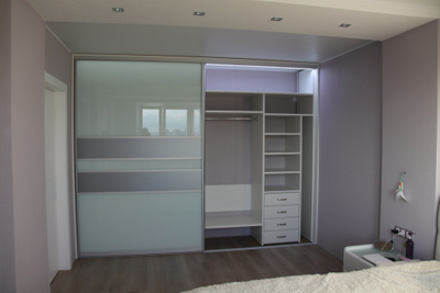 Шкаф встроенный 3500мм с подсветкой