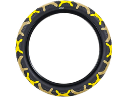 Продажа покрышек Cult x Vans (Yellow Camo) для BMX велосипедов в Иркутске