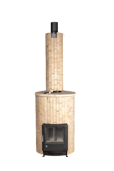 Печь Ферингер Уют Окаменевшее дерево наборный до 18 м3