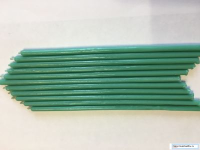 Свеча Бирюзовая №120 (40 минут горения).